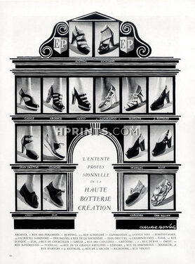 Bunting, Joseph Casale, Argence, Greco, Capobianco, Maniatis, Reithler, Drettas, Léandre, Grésy, Der Balian, Inabilac, Elias (Shoes) 1947 Claude Bonin