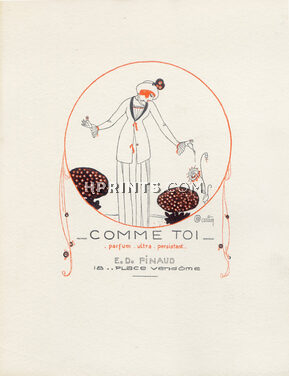 Pinaud (Perfumes) 1913 Charles Martin, La Gazette du Bon Ton