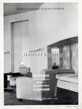 Ruhlmann 1934 Porteneuve Decorative Arts