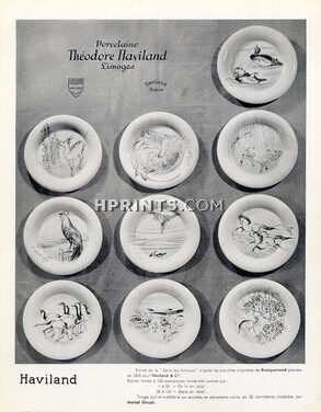 Haviland (Porcelain) 1941 "Serie des animaux" Broquemond