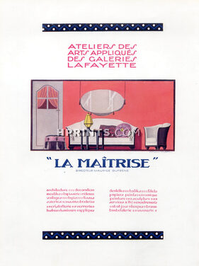 Galeries Lafayette 1924 La Maitrise, Decorative arts, Maurice Dufrène