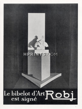 Robj (Decorative Arts) 1928 Rider, trinket art