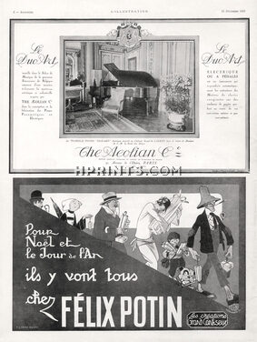 Félix Potin 1923 Pianola - Aeolian Company