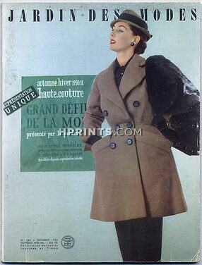 Le Jardin des Modes 1950 N°346, Christian Dior, Balenciaga, Christian Dior, Robert Piguet, Schiaparelli, Jacques Fath, 158 pages