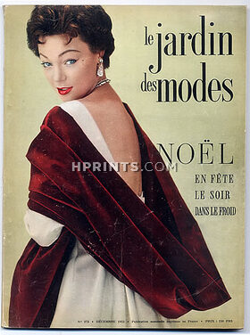 Le Jardin des Modes 1952 N°372, Balenciaga, Photo Bukzin, Schiaparelli, Marcel Rochas, Christian Dior, Givenchy, Nina Ricci, 110 pages