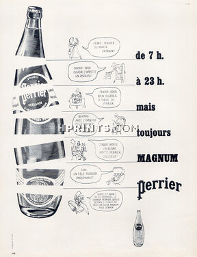 Perrier (Water) 1963 Comic Strip