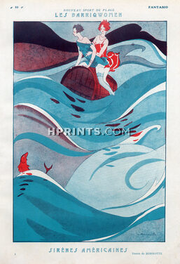 Les Barriqwomen — Sirènes Américaines, 1925 - Bonnotte American Mermaids