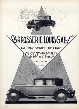 Louis Gallé (Coachbuilder Cars) 1929 Roumy