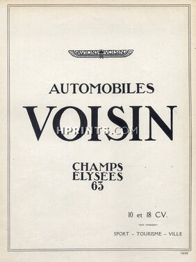 Voisin (Cars) 1925