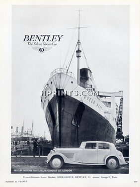 Bentley (Cars) 1938 Queen Mary, transatlantic liner