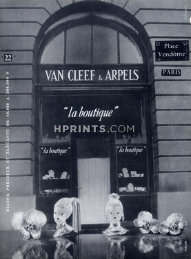 Van Cleef & Arpels 1955 La Boutique, Place Vendôme, Photo Jean Coquin