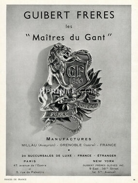 Guibert Frères (Gloves) 1941