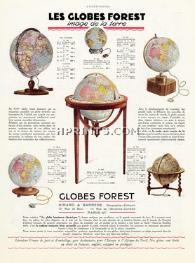 Globes Forest 1934