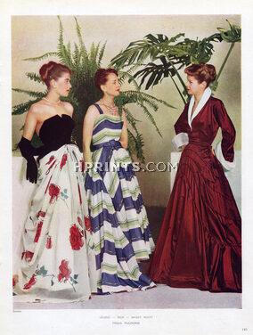 Ducharne 1948 Lelong, Christian Dior, Maggy Rouff, Photo Gorsky