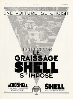 Shell (Motor Oil) 1936 Graissage