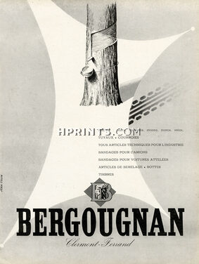 Bergougnan (Tyres) 1949 Jean Colin
