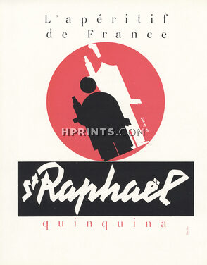 Saint-Raphaël - Quinquina 1951 Charles Loupot