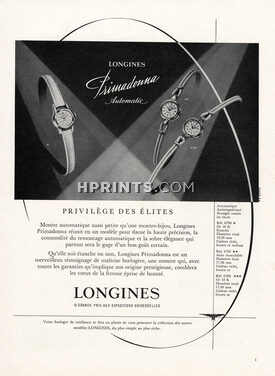 Longines 1958 Primadonna, Bleuer