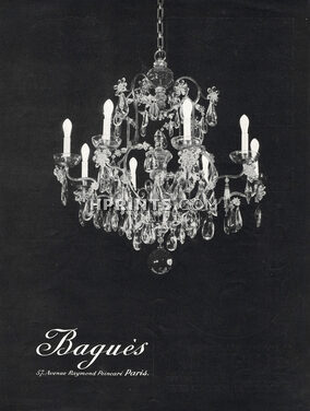 Baguès (Decoratve Arts) 1953 Cristal Chandelier