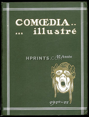 Comoedia Illustré 1910-1911 Editor Volume 24 issues Ballets Russes. Léon Bakst, Waslaw Nijinsky, 770 pages