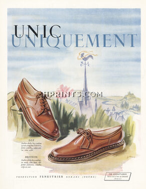 Unic (Shoes) Fenestrier 1951 Jean Mercey