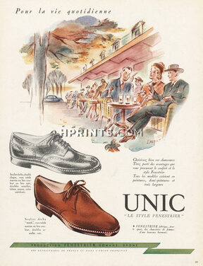 Unic (Shoes) 1949 Jean Mercey, Restaurant
