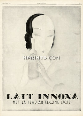 Lait Innoxa 1927 Charles Loupot, Art Deco