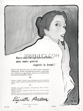 Elizabeth Arden (Cosmetics) 1950 René Gruau (version D)