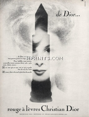 Christian Dior (Cosmetics) 1961 Photo Moisdon, lipstick