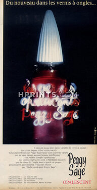 Peggy Sage (Cosmetics) 1964 nail polish, Photo Moisdon