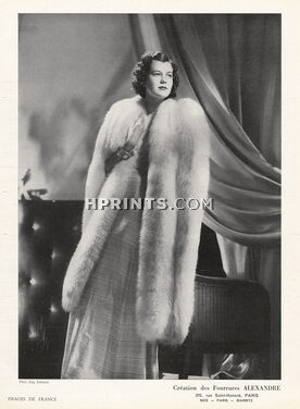 Alexandre (Fur Clothing) 1942 Photo Elshoud