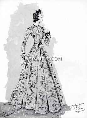 Alix (Germaine Krebs) 1936 Evening Coat Christian Berard