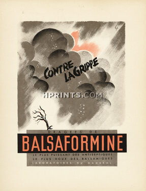 Balsaformine 1936 Laboratoires du Gambéol