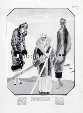 Grunwaldt (Fur clothing) 1925 Fur Coat, winter sports