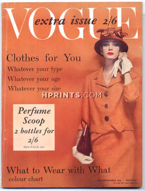 Vogue UK 1958 Mid-September, extra issue, What to Wear with What