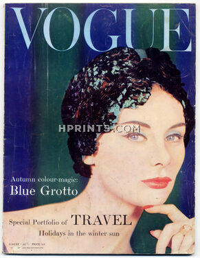 Vogue UK 1958 August, The Centenary of Worth, Otto Lucas