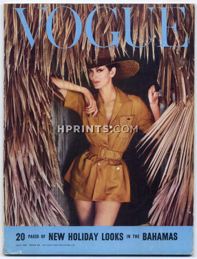 Vogue UK 1959 July, photo Norman Parkinson, Bahamas