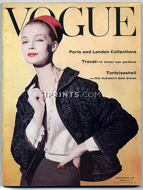 Vogue UK 1959 September, Photo Claude Virgin, Paris and London Collections, H.& M. Rayne