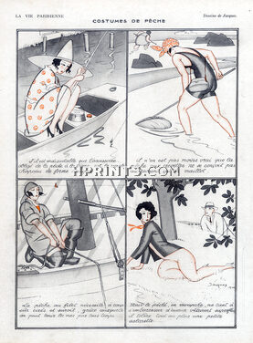 Jaques 1920 "Costumes de Pêche" fishing and sin