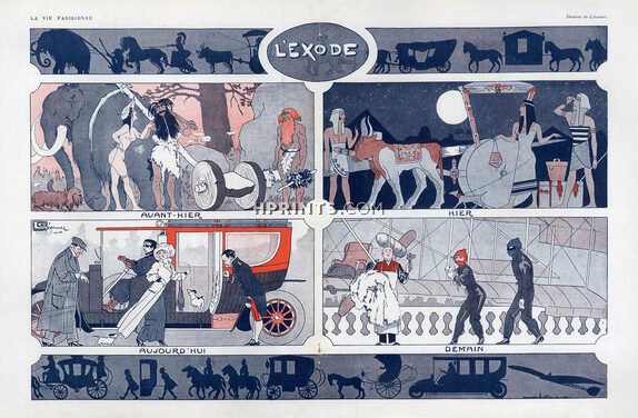 Georges Léonnec 1910 Exodus