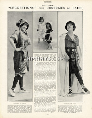 Suggestions pour Costumes de Bains 1912 Bathing suits, Swimwear, Photo Talbot