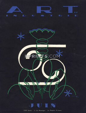 Charles Loupot 1932 Le Cancer, Art et Industrie cover