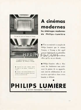 Philips Lumière 1934 Eclairages, Le Trianon