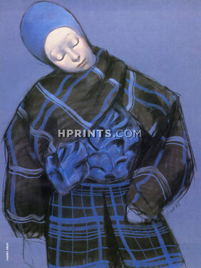 Yohji Yamamoto 1984 Thierry Bruet, Fashion illustration