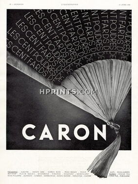 Caron (Cosmetics) 1936 Fan (L)