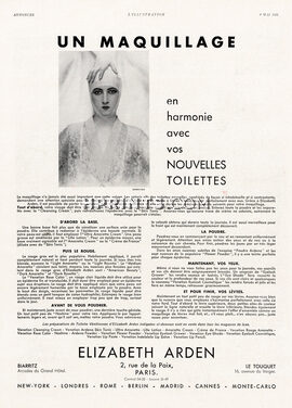 Elizabeth Arden (Cosmetics) 1931 Maquillage, Photo Demeyer