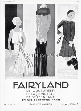 Fairyland 1930 Girls Fashion Children