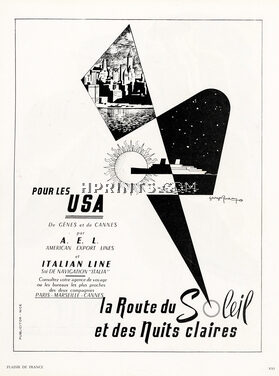 Italia - Italian Line 1952