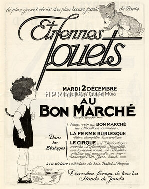 Au Bon Marché 1924 Jouets, René Vincent