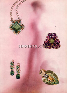 Tiffany, Verdura, Cartier 1945 Harry Winston, Starr and Gorham Black, Van Cleef & Arpels, Harry Winston
